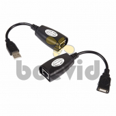 Кабель-удлинитель USB Rexant по витой паре (8p8c)